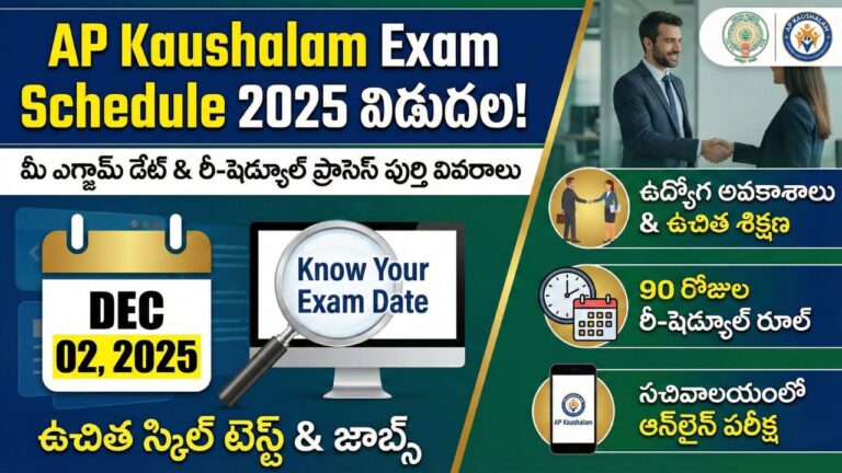 AP Kaushalam Exam Schedule 2025
