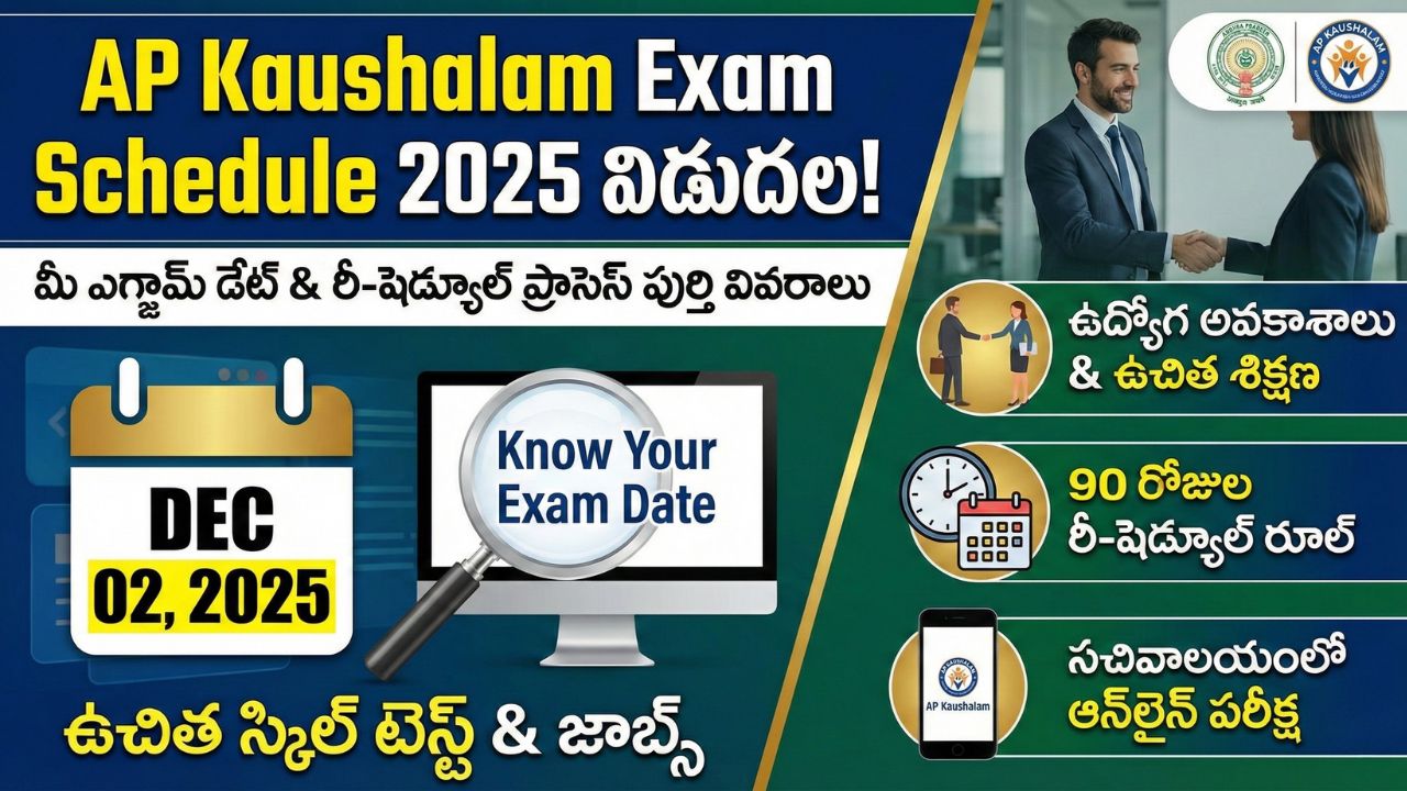 AP Kaushalam Exam Schedule 2025