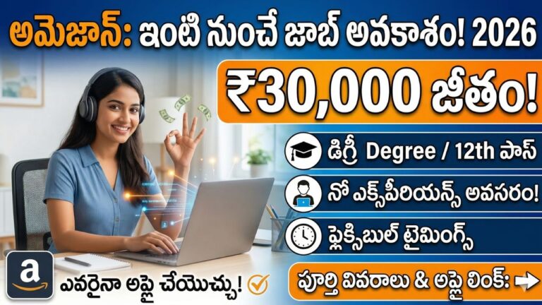 Amazon Recruitment 2026 Telugu